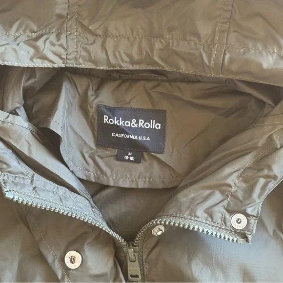 Rokka & Rolla Olive Utility Jacket - Sz M - Picture 3 of 5